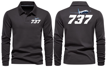 BOEING 737 LONG SLEEVE POLO